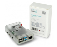 Raspberry Pi Obudowa justPi do RPi 4B z went. przezroczysta - 635258 - zdjęcie 1